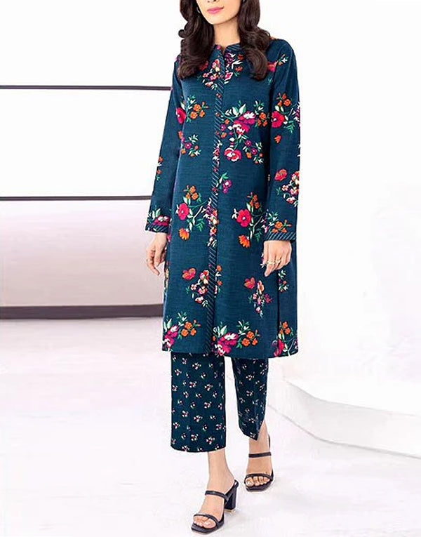 Trendy 2-Piece Embroidered Lawn Dress