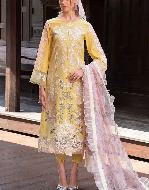 Asifa & Nabeel Unstitched Lawn Dress | ESSENCE (RRL-08)