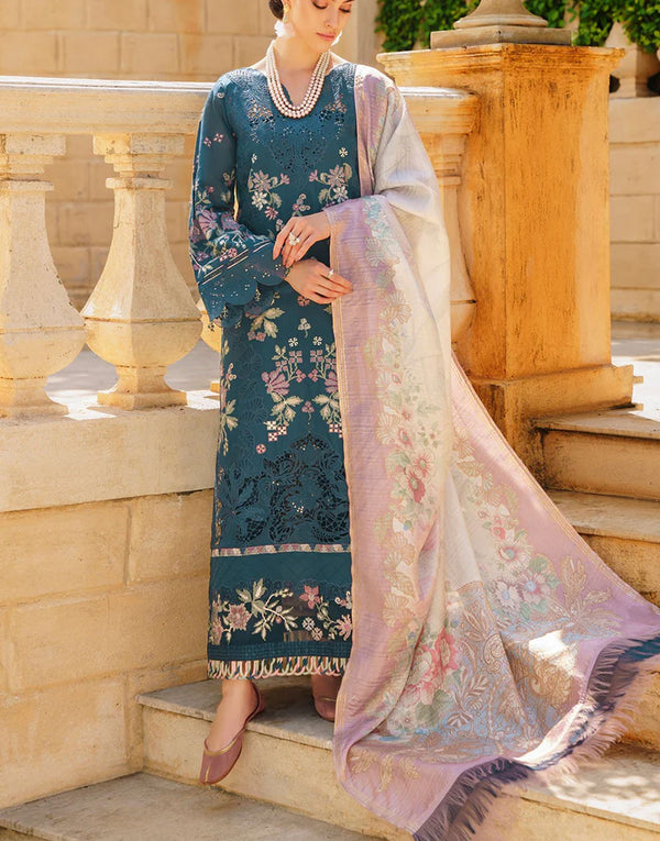 Baroque Luxury Embroidered Swiss Lawn EID Dress | SL12-D02