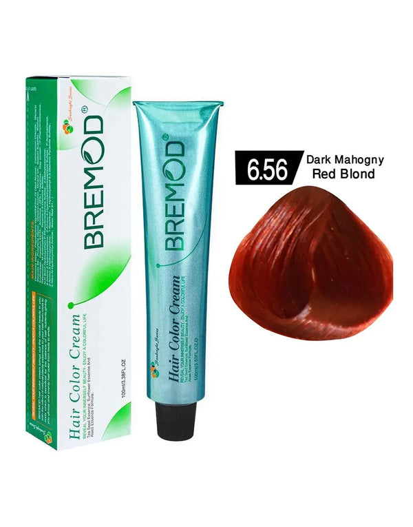 Bremod Hair Color Dark Mahogany Red Blond 6.56