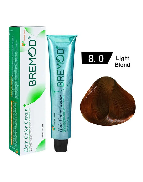 Bremod Hair Color Light Blond 8.0