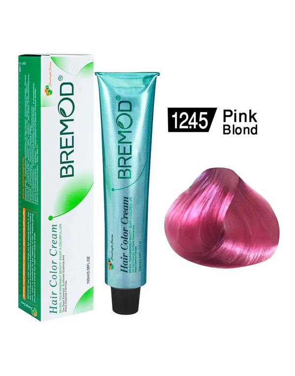 Bremod Hair Color Pink Blond 12.45