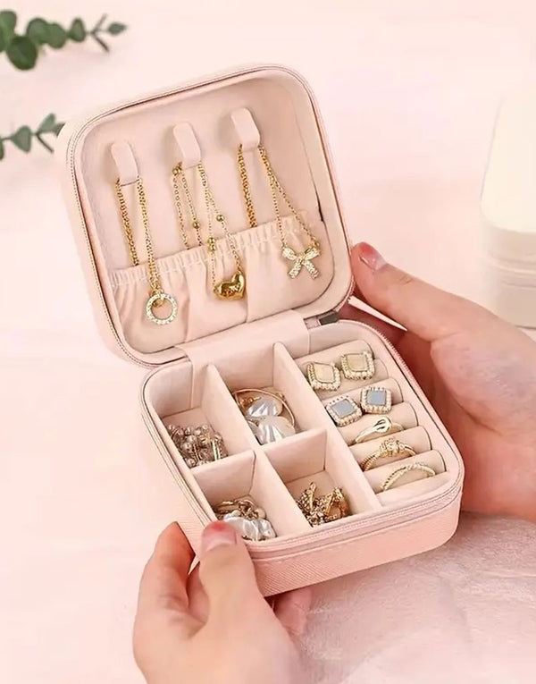 Portable EMPTY Jewellery Storage Box for Travel & Daily Use