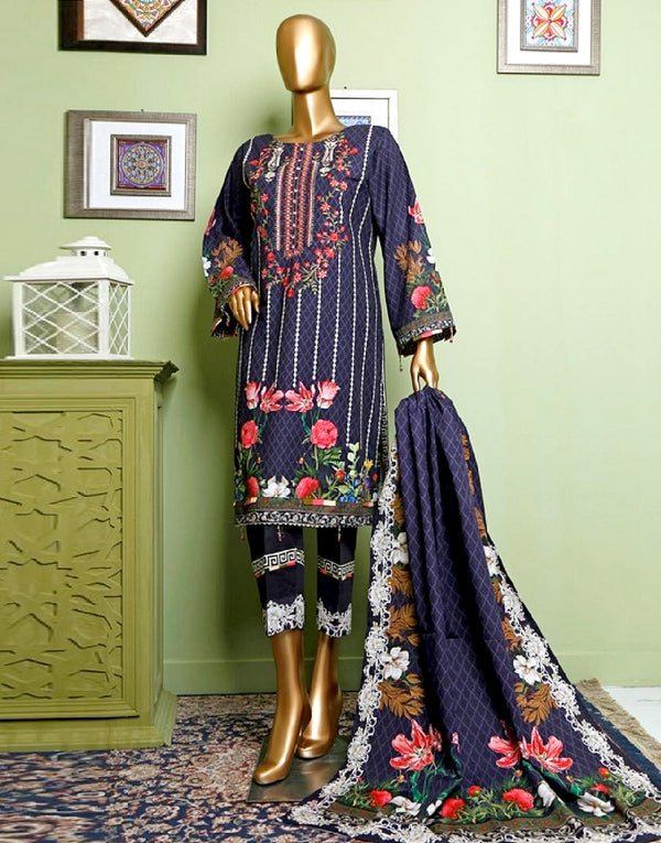 Digital Print Premium Lawn Suit with Digital Lawn Dupatta