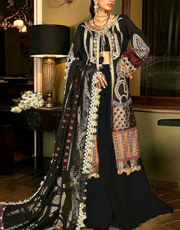 Digital Print Lawn Dress with Digital Print Silk Dupatta