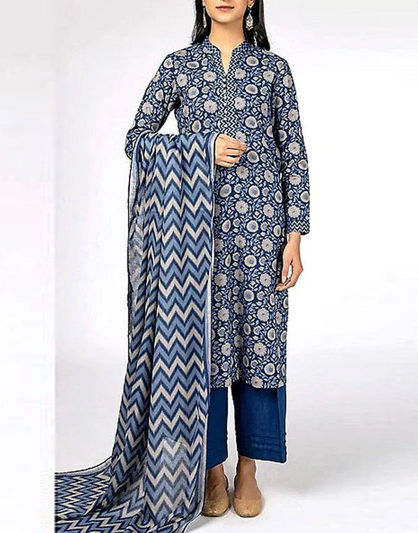 Digital Print Lawn Suit with Digital Printed Lawn Dupatta