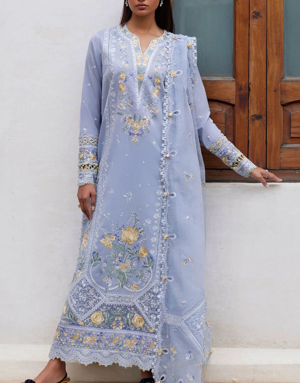 Elan Luxury Embroidered Summer Lawn Collection | MINA (EL24-01 A)