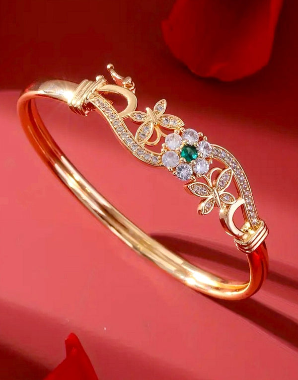 Luxury Synthetic Rhinestones Bangle Bracelet for Ladies