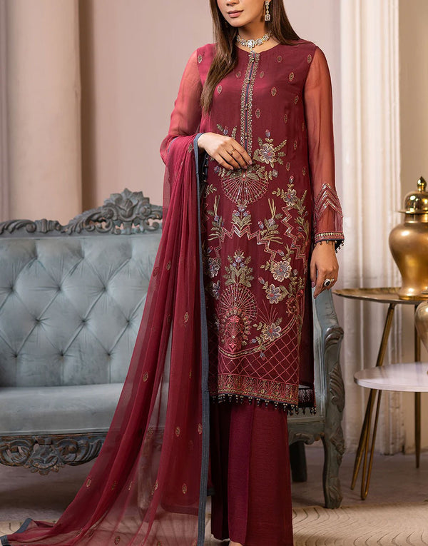 Flossie Fancy Chiffon Wedding Suit Collection | WARDA K-1409
