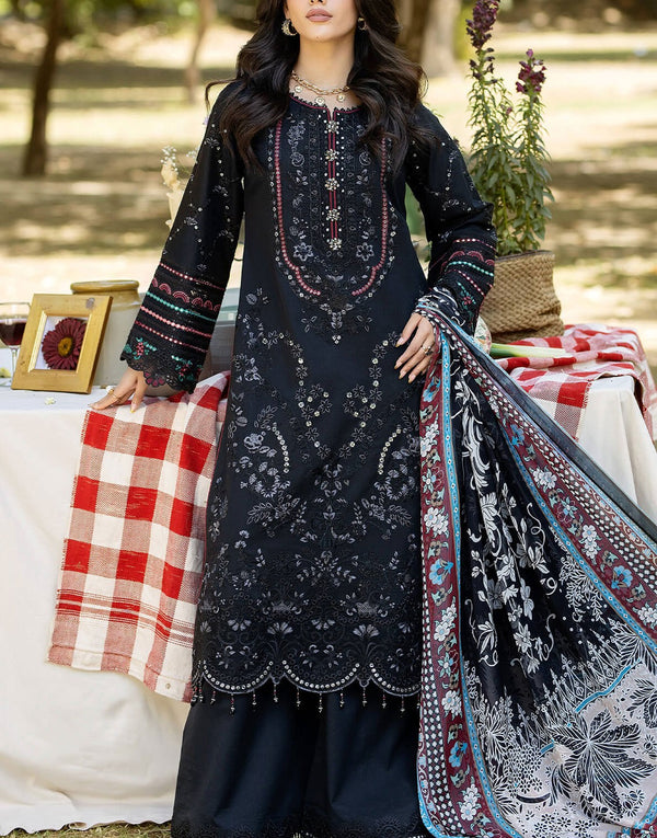 Imrozia Luxury Embroidered Stitched EID Lawn Suit | IPL - 04 Nazakat