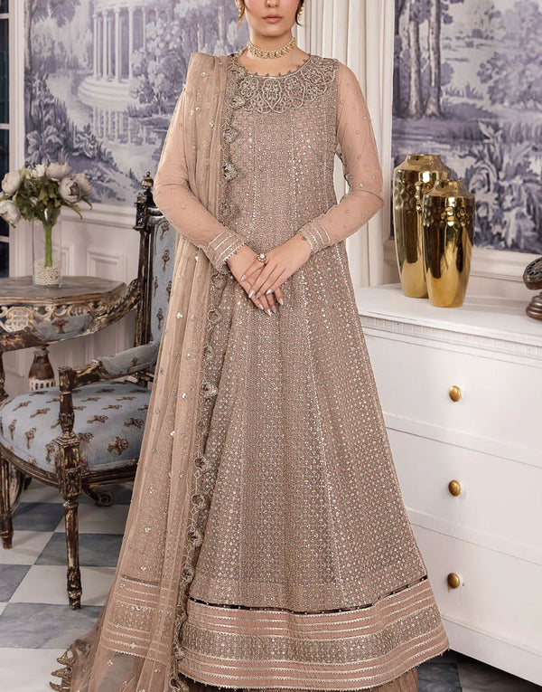 Iznik Luxury Formal Wedding Wear Maxi Dress | CC-36 Damiyah