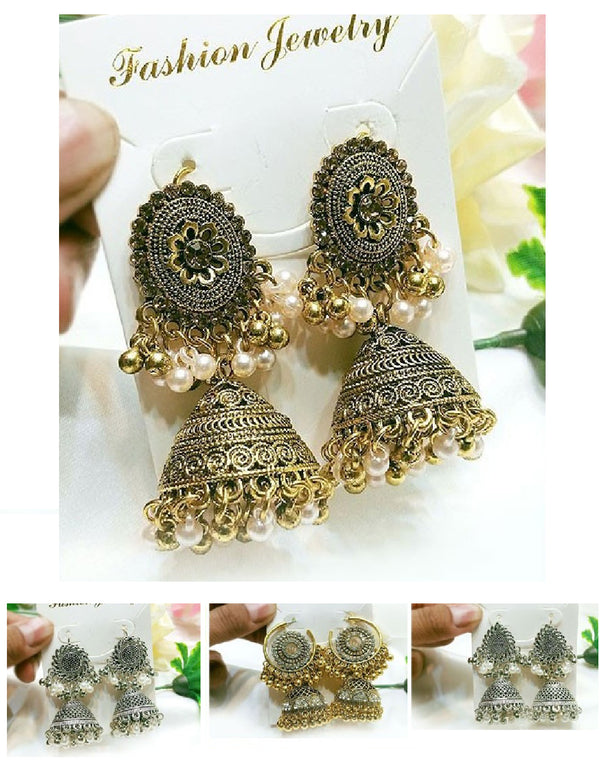Elegant Jhumki Earrings of Your Choice