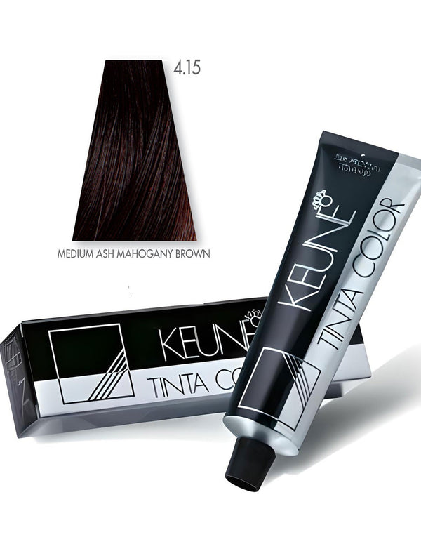 Keune Tinta Hair Color 4.15 Medium Ash Mahogany Brown