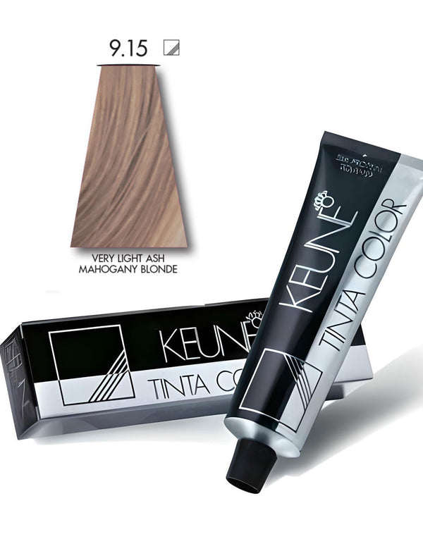Keune Tinta Hair Color 9.15 Very Light Ash Mahogany Blonde