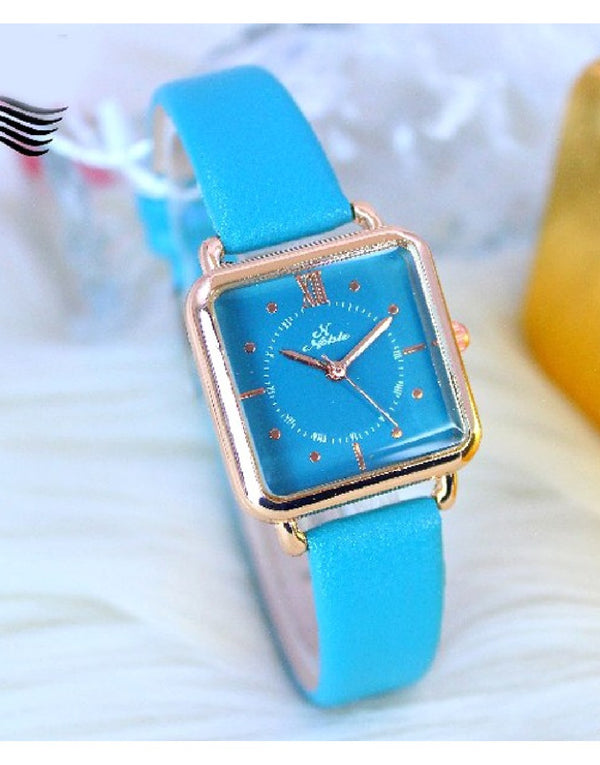 Noble Square Dial Fashion Watch for Girls