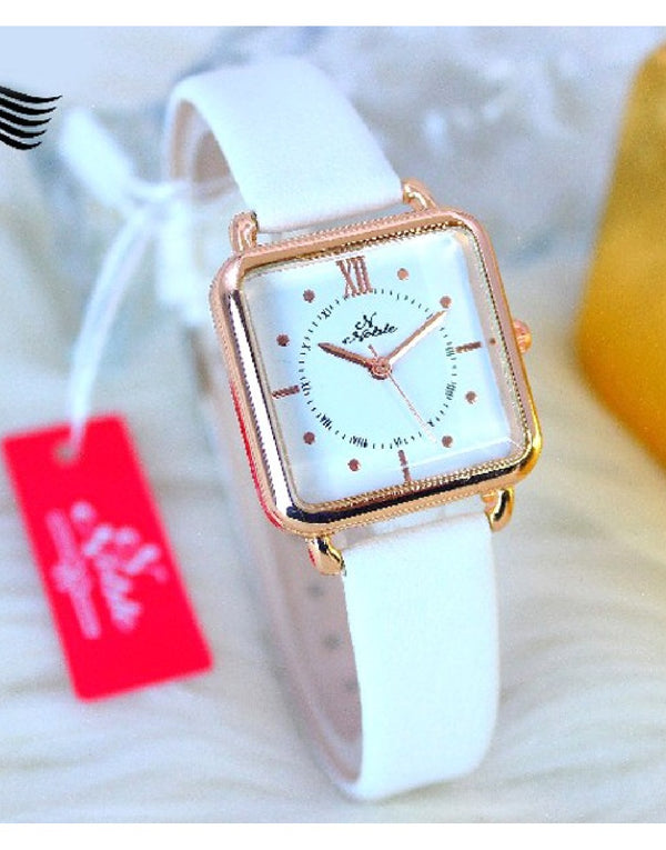 Noble Square Dial Fashion Watch for Girls
