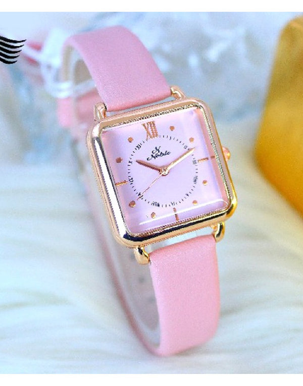 Noble Square Dial Fashion Watch for Girls