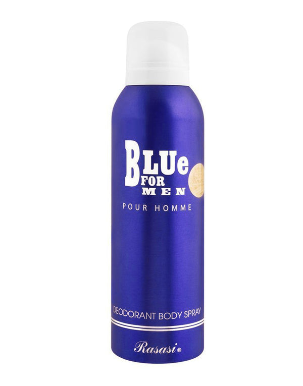 Original Rasasi Blue For Men Deodorant Body Spray - 200 ML