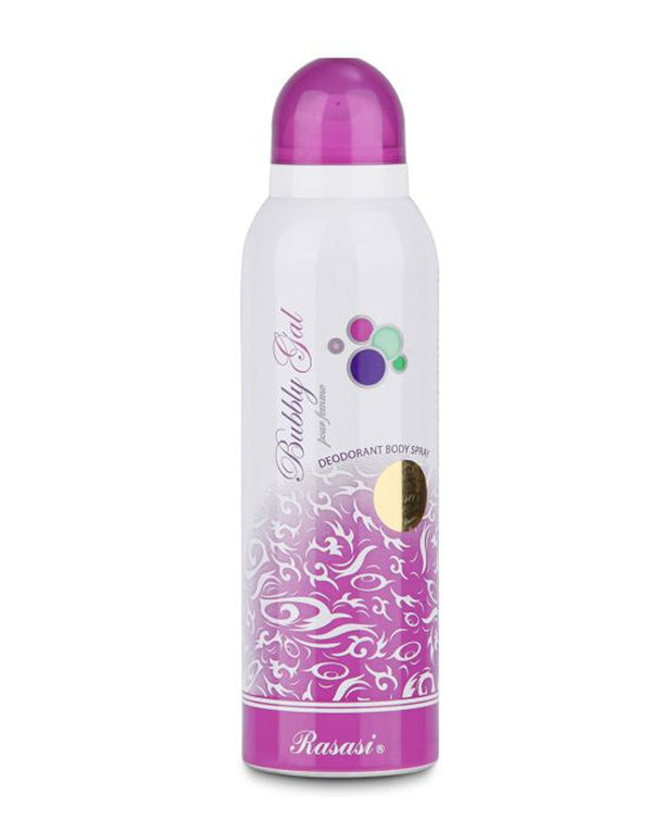 Original Rasasi Bubbly Gal Deodorant Body Spray - 200 ML