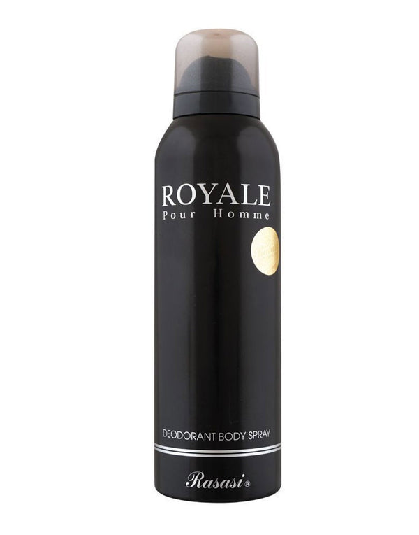 Original Rasasi Royale Pour Homme Deodorant Body Spray - 200 ML