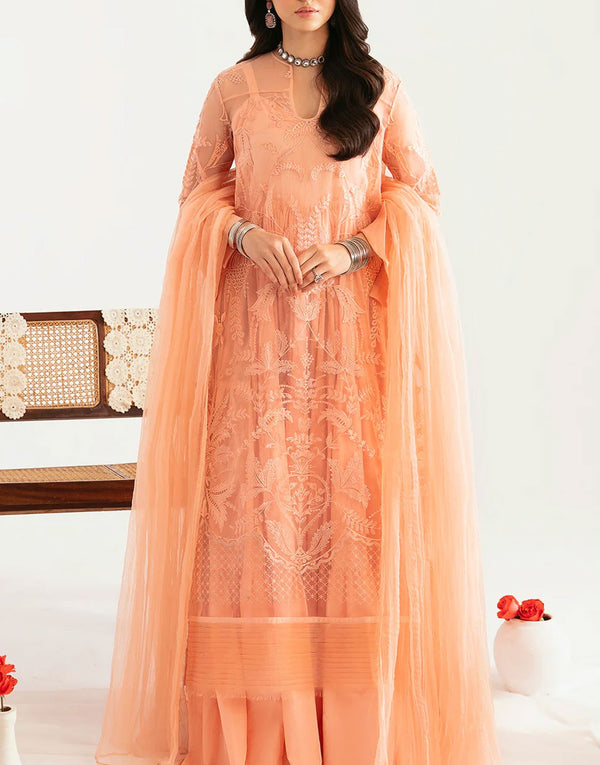 So Kamal Luxury Embroidered Formal Wedding Dress | ANGAAN D766