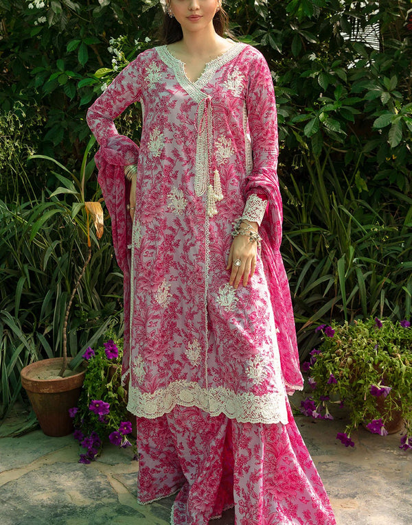 So Kamal Luxury Pret Collection Lawn Dress | Daisy D819