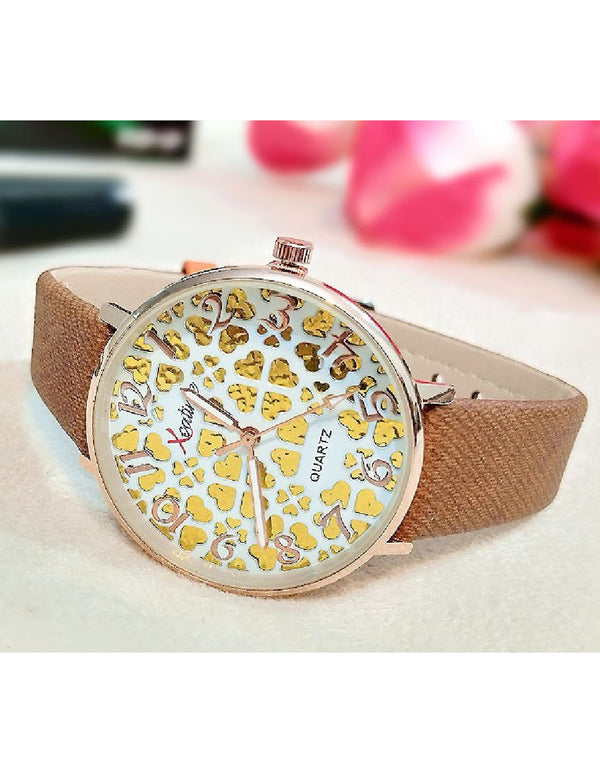 Original Xcatime Heart Pattern Girls Fashion Watch