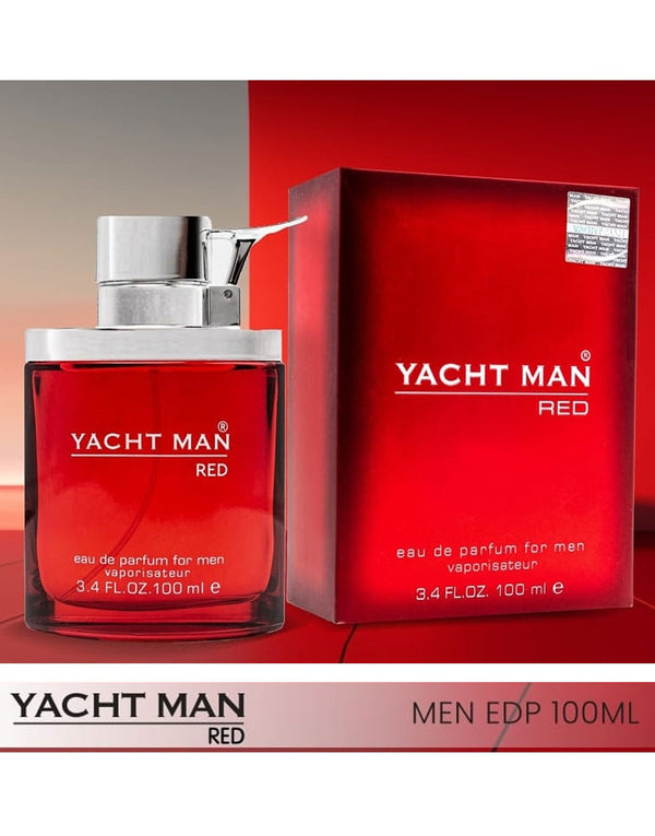 Yacht Man Red EDP Perfume 100ml